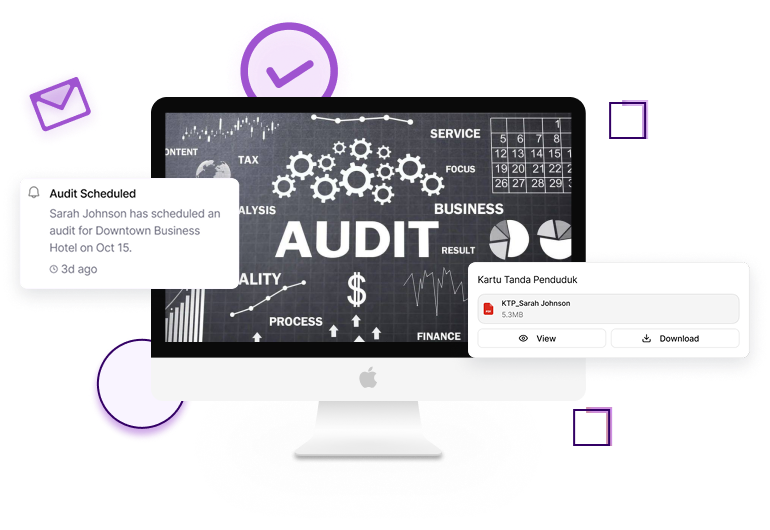 Audit Login Illustration
